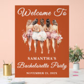 Boho Script Herfst vrijgezellenfeest welkom Acryl Bord (Huwelijk)