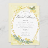 Boho Script Lemon Citrus Zomer Vrijgezellenfeest Kaart (Voorkant / Achterkant)