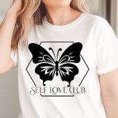 Boho Self Love Club Butterfly Empowerment Tri-Blend Shirt