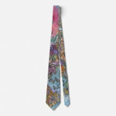 Boho Shabby Chic Flower Garden Waterverf Stropdas (Voorkant)