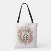 Boho Shabby Chic Moederweg Reistas Tote Bag (Achterkant)