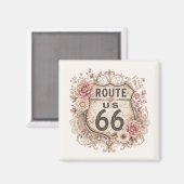 Boho Shabby Chic Mother Road Aandenken Magneet (Voorkant / Achterkant)