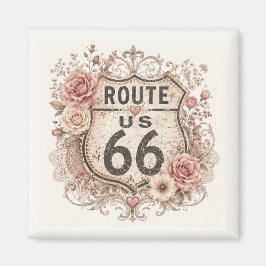 Boho Shabby Chic Mother Road Aandenken Magneet
