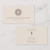 Boho Shamanic Healing Custom Name Visitekaartje (Voorkant / Achterkant)