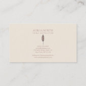 Boho Shamanic Healing Custom Name Visitekaartje (Achterkant)