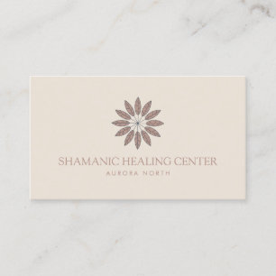 Boho Shamanic Healing Custom Name Visitekaartje