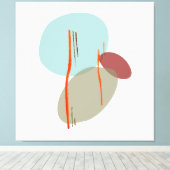 Boho Shapes Canvas Afdruk (Insitu (Houten vloer))