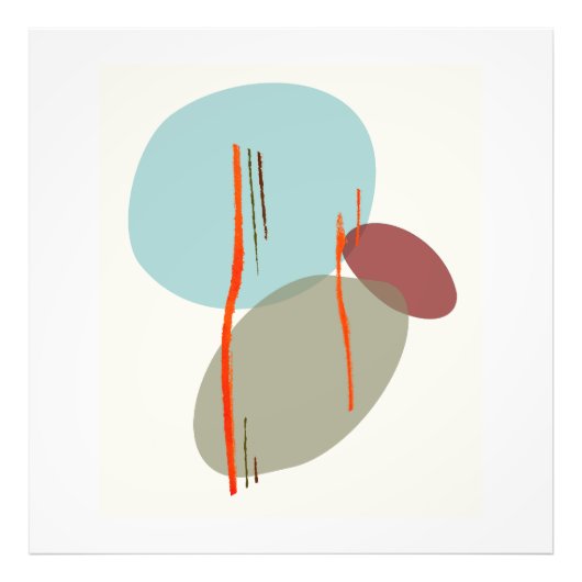 Boho Shapes Foto Afdruk (Voorkant)