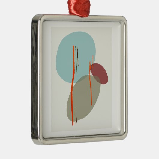 Boho Shapes Metalen Ornament (Rechts)