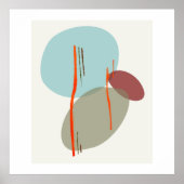 Boho Shapes Poster (Voorkant)