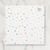 Boho Shark Baby shower Bedankjes Labels (Achterkant)