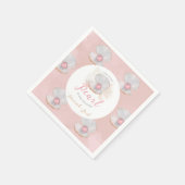 Boho Shell Roze Parel Oceaan Baby shower Servet (Hoek)