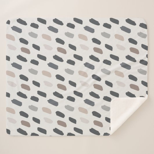 Boho Sherpa Deken (Voorkant (horizontaal))