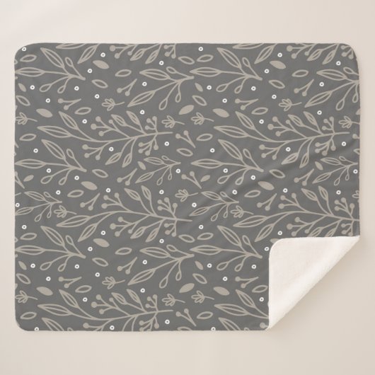 Boho Sherpa Deken (Voorkant (horizontaal))