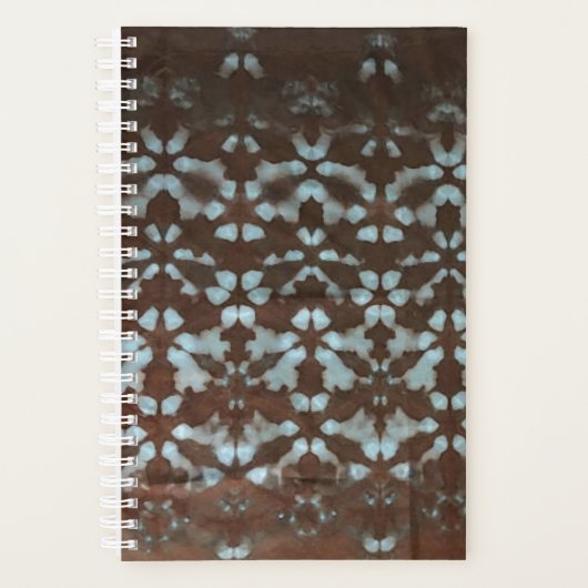 Boho Shibori Pattern Day Planner (Voorkant)