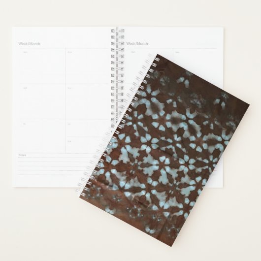 Boho Shibori Pattern Day Planner (Display)