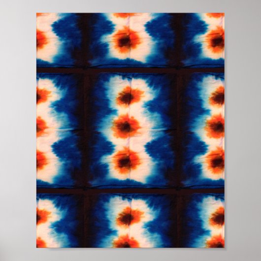 Boho Shibori Tie Dye Poster (Voorkant)