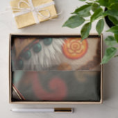 Boho Siamese Fantasie Kat Vloeipapier Tissuepapier (Geschenk)