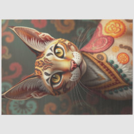 Boho Siamese Fantasy Cat Tissuepapier