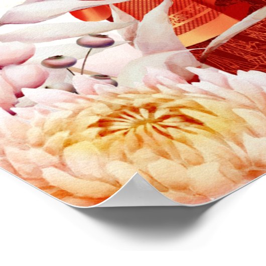 Boho Sikh trouwteken Sikh paar welkom teken Poster (Hoek)