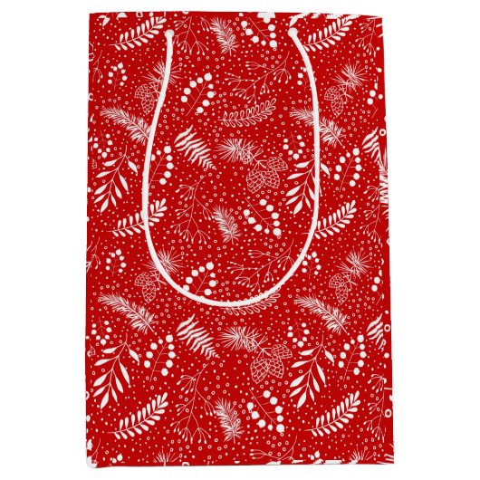 Boho Simple met Kerstmis Medium Cadeauzakje (Voorkant)