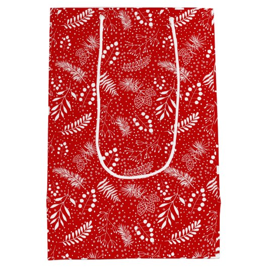 Boho Simple met Kerstmis Medium Cadeauzakje (Achterkant)