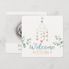 Boho Simplicity Welkom bij Little One Baby Aankondiging