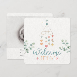Boho Simplicity Welkom bij Little One Baby Aankondiging
