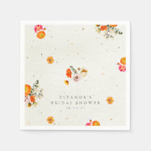 Boho Sinaasappel Cottagecore Bloemen Vrijgezellenf