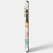 Boho Sinaasappel Roze Waterverf Wildbloemen Case-Mate iPhone Case (Achterkant / Links)