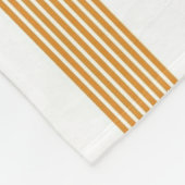 Boho Sinaasappel Tropische Bloemen Botanische Zome Fleece Deken (Hoek)