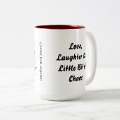 Boho Sister Mug with Floral Heart & Names Mok (Voorkant rechts)