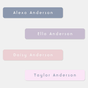 Boho Skinny Waterbestendige kleefetiketten van Kin Labels