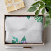 Boho Skull and Flowers Series Design 11 Tissuepapier (Geschenk)