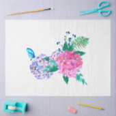 Boho Skull and Flowers Series Design 13 Tissuepapier (Craft)