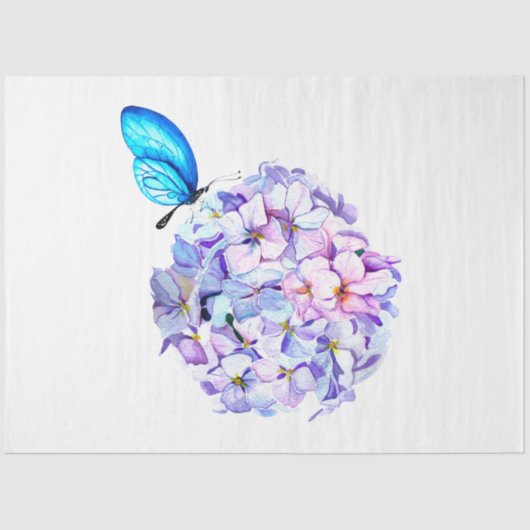 Boho Skull and Flowers Series Design 16 Tissuepapier (Voorkant)