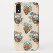 Boho Skull en Skeleton met Rozen Case-Mate iPhone Case (Achterkant)
