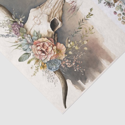 Boho Skulls Tissuepapier (Detail)