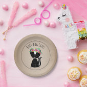 Boho Skunk Cardstock geïnspireerd op aangepast Bab Papieren Bordje (Feest)