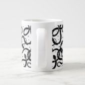 Boho slangen grote koffiekop (Achterkant)
