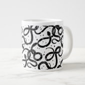 Boho slangen grote koffiekop (Voorkant rechts)