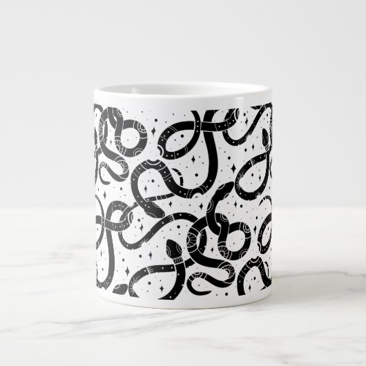 Boho slangen grote koffiekop (Voorkant)
