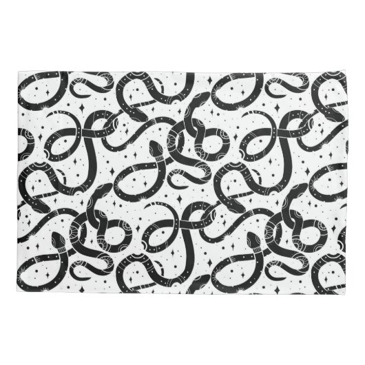 Boho-slangen Kussensloop (Achterkant)