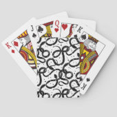 Boho-slangen Pokerkaarten (Achterkant)