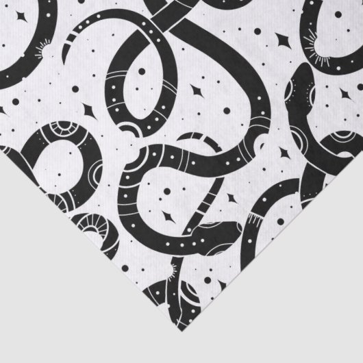 Boho-slangen Tissuepapier (Detail)