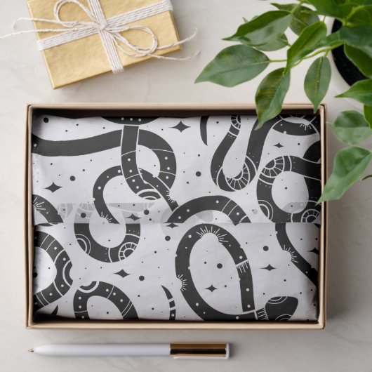 Boho-slangen Tissuepapier (Geschenk)
