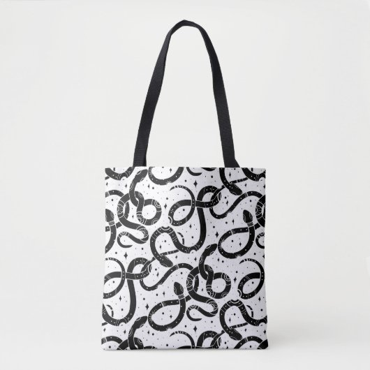 Boho-slangen Tote Bag (Voorkant)