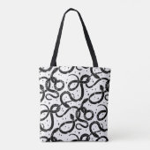 Boho-slangen Tote Bag (Achterkant)