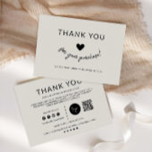 Boho Small Business bedankkaart, Bedankkaart