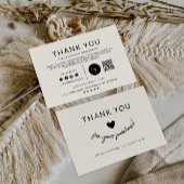 Boho Small Business bedankkaart, Bedankkaart